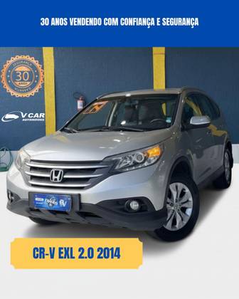 HONDA CRV 2.0 EXL 4X2 16V FLEX 4P AUTOMÁTICO